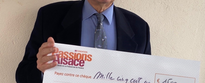 La Fondation Passions Alsace fait un don à l'hôpital de Selesta