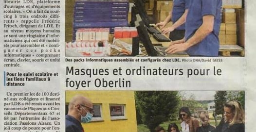 100 ordinateurs ditristribués à des collégiens dans la précarité